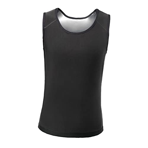 CALANDIS™ Mens Sauna Sweat Vest Workout Shirt Slimming Burner Sweat Enhancing Vest 2XL 3XL Argent | Shapewear | Intimates & Sleep | Womens Clothing