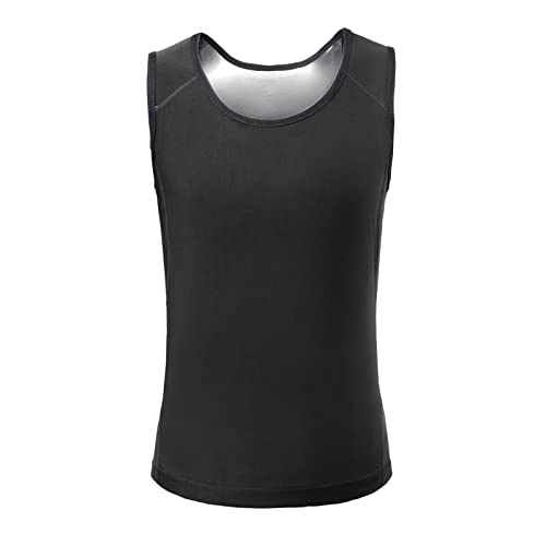 CALANDIS™ Mens Sauna Sweat Vest Workout Shirt Slimming Burner Sweat Enhancing Vest 2XL 3XL Argent | Shapewear | Intimates & Sleep | Womens Clothing