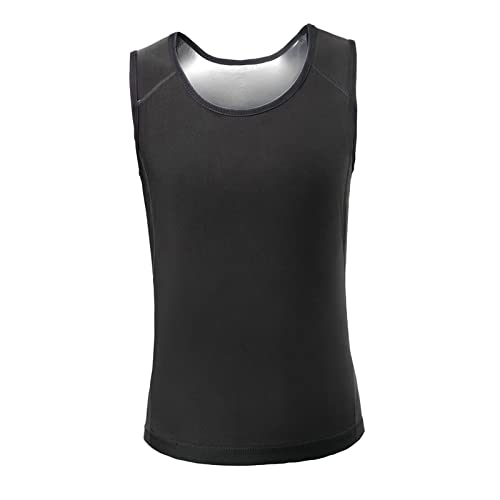 CALANDIS™ Mens Sauna Sweat Vest Workout Shirt Slimming Burner Sweat Enhancing Vest 2XL 3XL Argent | Shapewear | Intimates & Sleep | Womens Clothing