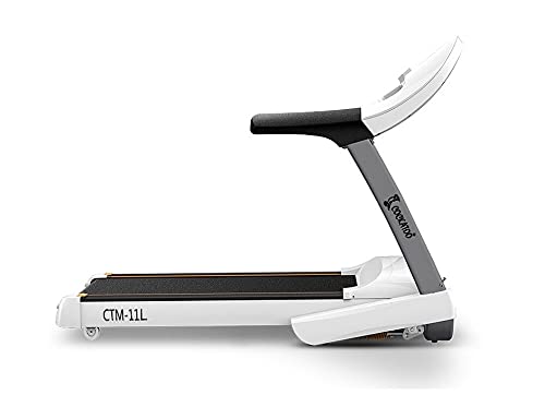 Cockatoo CTM-11L Series 6 HP Peak DC Motorised Multi Function Treadmill for Home with Manual Incline, Max Speed 14Km/Hr, Max User Weight 130Kg(Free Installation Assistance)