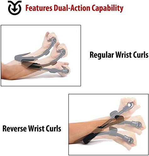 serveuttam Wrist Arm Strength Forearm Wrist Exerciser Hand Grip/Fitness Grip (Black)