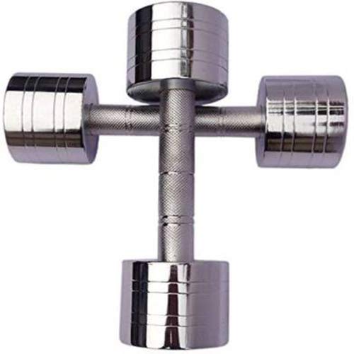 ISG - India Sports Goods Steel Dumbbells for Men and Women, 2 kg * 2