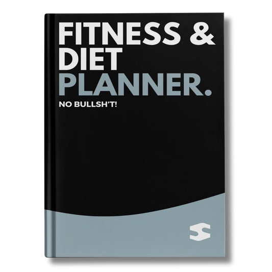 SHENZATION Fitness & Diet Planner, Workout Diet Meal Planner, Gym Log Book, Food Journal, Habit Tracker, Daily Record Fitness Journal for Men & Women, Workout Journal, Undated Dairy Planner