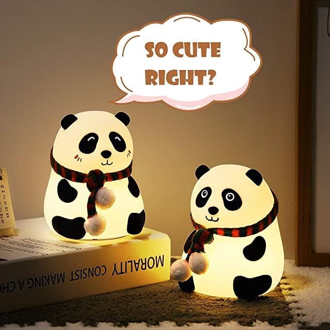 Desidiya® Panda Lamp, Panda Gifts, Panda Touch Silicone Lamp, Birthday Gift for Girls and Boys, Panda Light Lamp, Kids Night Light | Gifts for Woman | Valentine Gift