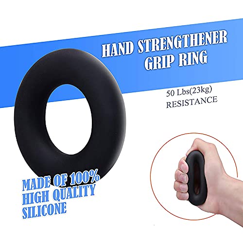 Bodylastics Hand Grip Strengthener Set Fingers, Wrist, Forearm 10 to 40 kgs Adjustable Resistance Exercising Body Workout, Plastic