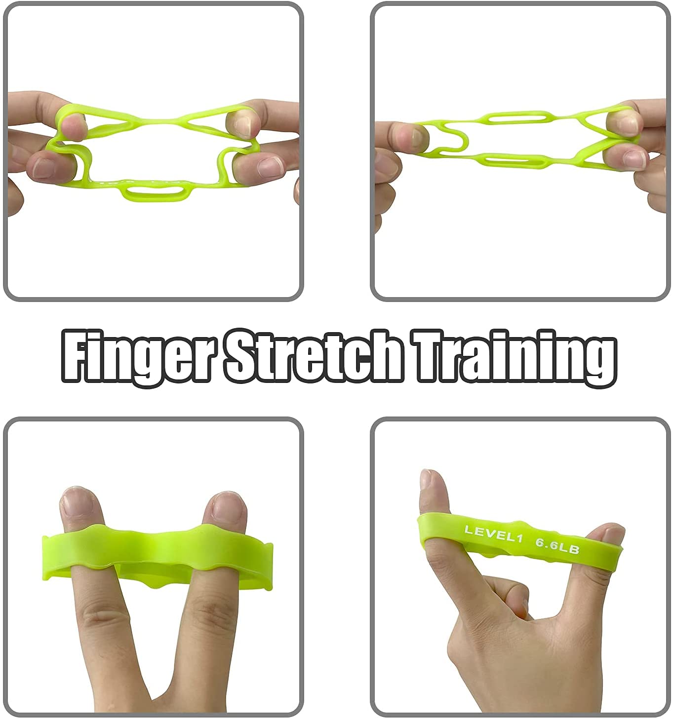 Serveuttam Hand Grip Strengthener Finger Exerciser | Palm Exercising Tool with Different Resistance Level | Strengthen Forearm and Fingers | Guitar Playing Tools (Finger Exerciser 3 Set)