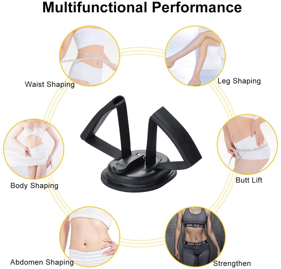 Glaceon Household Multifunctional Sports Equipment Family Fitness Equipment Indoor Sit-up Auxiliary Device,Mini Multi-Function Supine Assist, Portable Exercise Device Home Abdominal