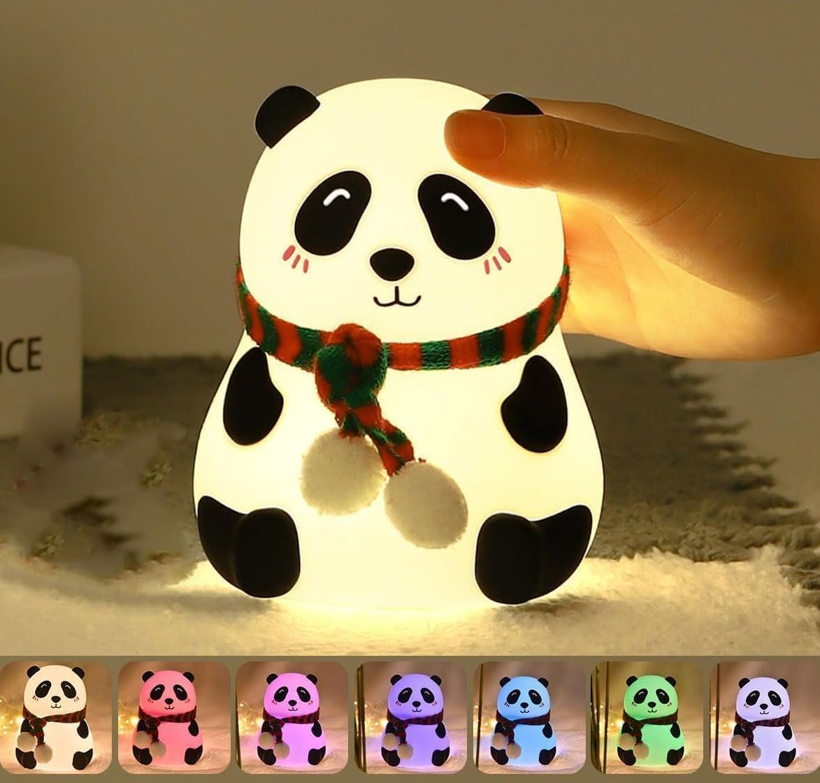 Desidiya® Panda Lamp, Panda Gifts, Panda Touch Silicone Lamp, Birthday Gift for Girls and Boys, Panda Light Lamp, Kids Night Light | Gifts for Woman | Valentine Gift