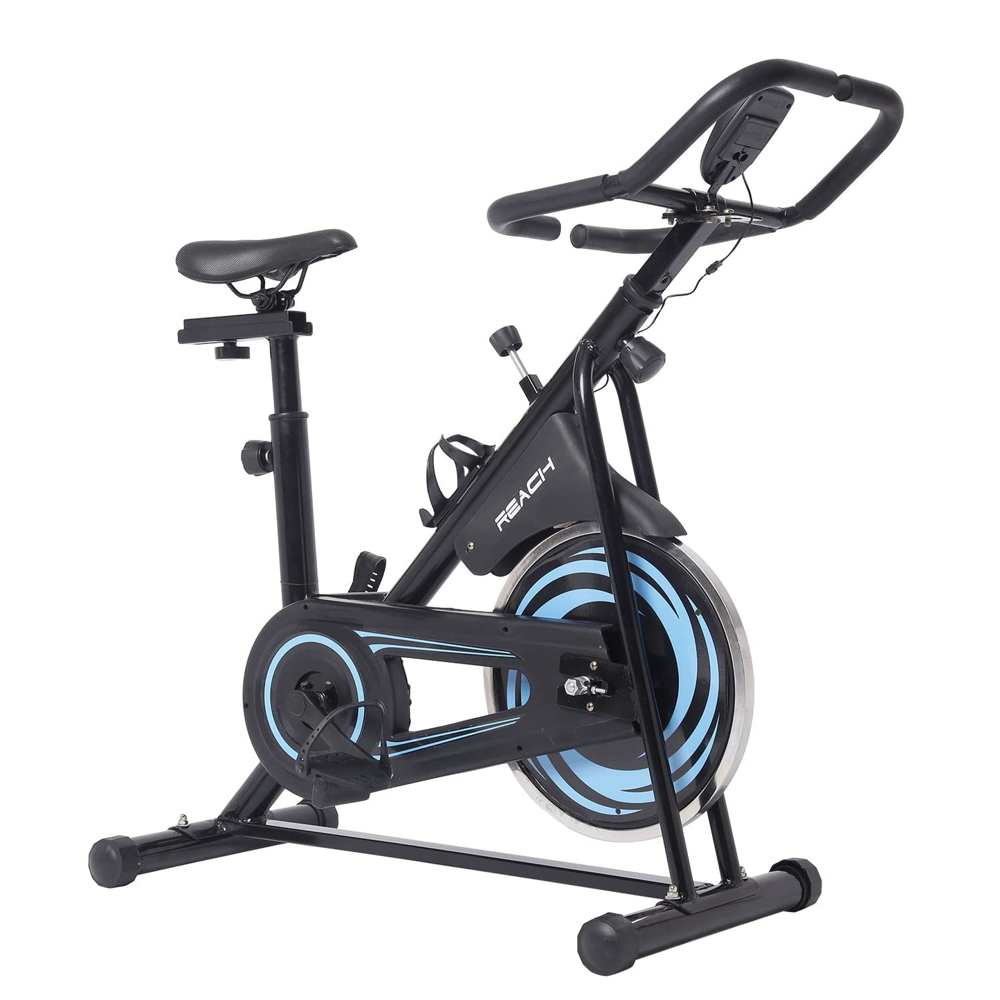 Reach Vision MII Spin Bike with 6.5 Kg Flywheel | Adjustable Resistance & LCD Monitor | Fitness Cycle for Home Gym Workout | Ideal for Tummy & Lower Body | Max User Weight 110kg