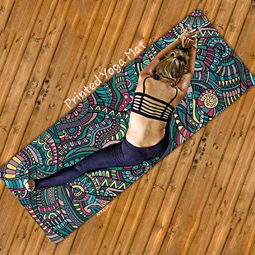 Gadgets Appliances Printed Yoga Mat (Multicolour, 61-173 cm)