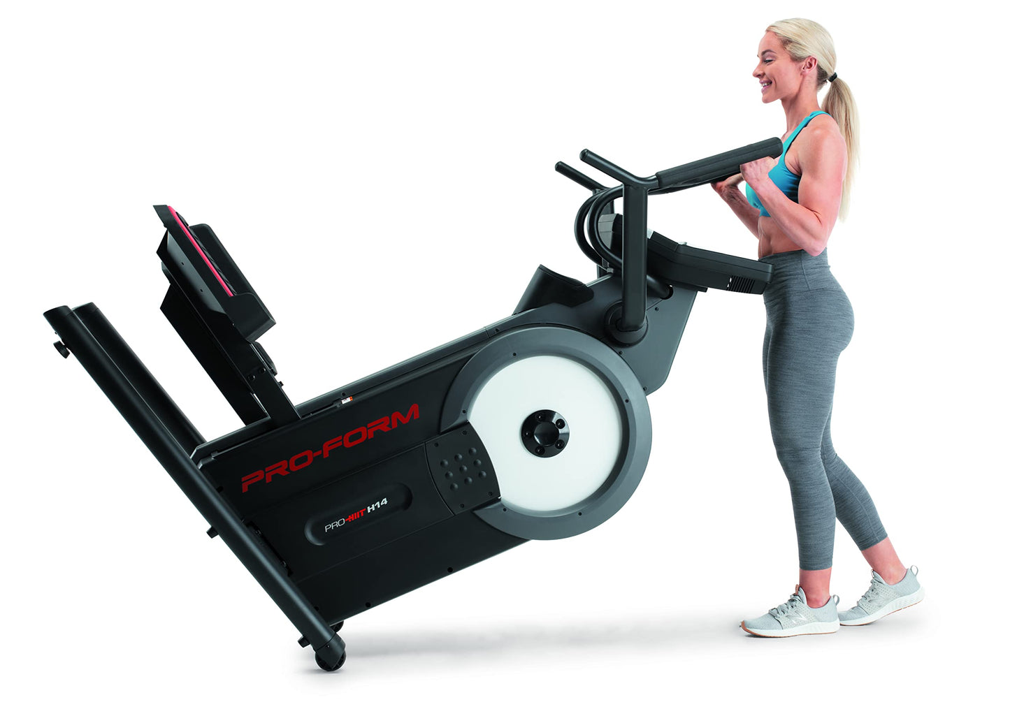 ProForm Pro HIIT H14 Elliptical with Stepper, 14" Touch Display, with 16 Levels of Resistance, and 14 kg flywheel