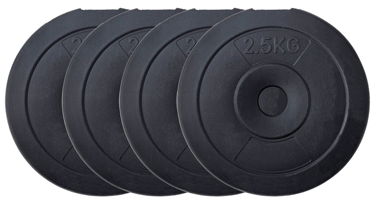 StarX 10 Kg PVC Plates Dumbbells Set