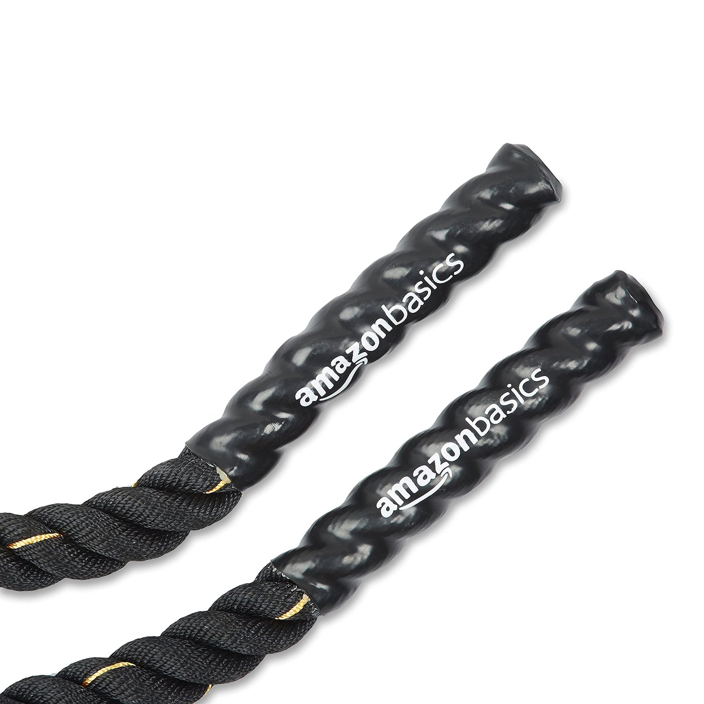 amazon basics, AmazonBasics 1.5in Exercise Rope for Strength Training, 30ft, Polyester, Black