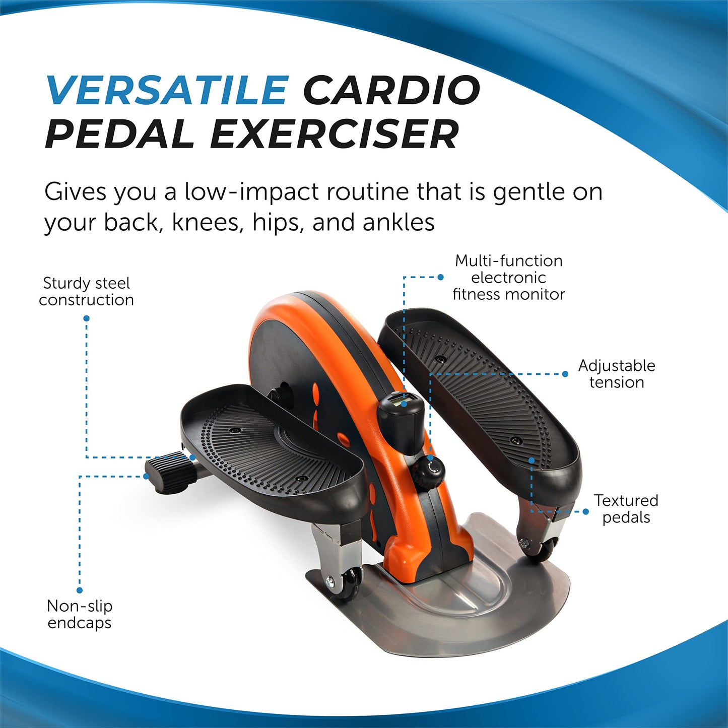 Stamina 55-1603 Inmotion Elliptical, Orange